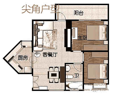 购房者不能不知道的风水学 这11种黑房型絕對不可以买