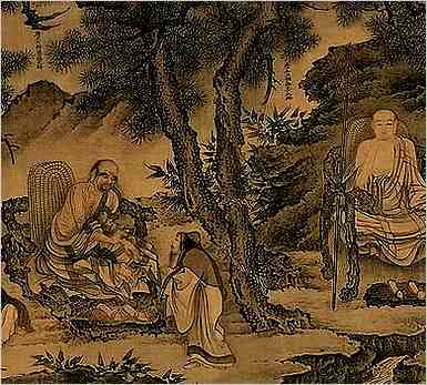 子部.老子道德经.天下皆知美之为美，斯恶已;皆知善之为善，斯不善已。故有无相生，难易相成，长短相形，高下相倾，音声相和，前後相随。是以圣人原文解释翻译