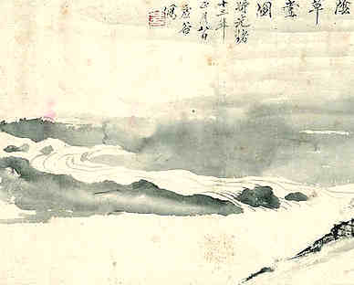 【同丁龙泓过潮鸣寺访大圜上人观戴进画功德诸像立轴残本】原文-清.厉鹗